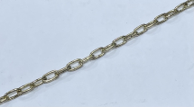 1.8mm BRASS PLATED CLOCK CHAIN (25m)
