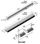 XR16 Flush Fitting Ventilator