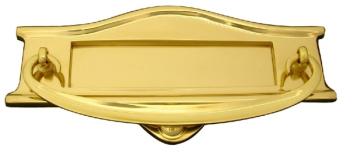 Shaped Letterplate with Knocker
