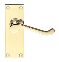 Lever Handles on Backplate