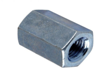 M6 X 18MM BZP HEX CONNECTING NUTS
