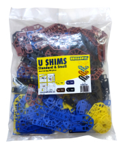 STANDARD & SMALL U SHAPE SHIM 101 + 55x43mm 200no Per Bag