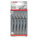 BOSCH JGSAW BLADES T244D 5pk