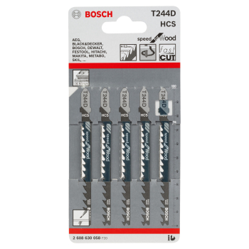 BOSCH JGSAW BLADES T244D 5pk BOSCH JGSAW BLADES T244D 5pk