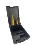3pce HSS STEP DRILL SET 1/4" 4-12mm 6-20mm 6-30mm