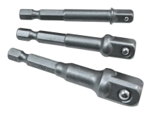 FAI/FULL 1/4 HEX, SQUARE DRIVE  ADAPTOR 3PC SET FAI/FULL 1/4 HEX, SQUARE DRIVE  ADAPTOR 3PC SET