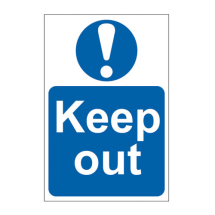 KEEP OUT SIGN 200x300mm KEEP OUT SIGN 200x300mm