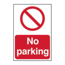 NO PARKING SIGN 200x300mm NO PARKING SIGN 200x300mm