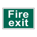 FIRE EXIT SIGN 300x200mm