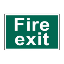 FIRE EXIT SIGN 300x200mm FIRE EXIT SIGN 300x200mm