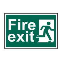 FIRE EXIT SIGN 300x200mm    Running Man Right FIRE EXIT SIGN 300x200mm    Running Man Right