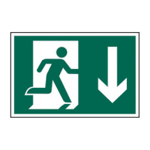 RUNNING MAN SIGN 300x200mm           Arrow Down RUNNING MAN SIGN 300x200mm           Arrow Down