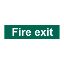 200 X 50 PVC FIRE EXIT SIGN 200 X 50 PVC FIRE EXIT SIGN