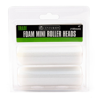 4Inch FOAM ROLLER HEADS PACK OF 2