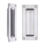 Sat CHROME FLUSH PULL 102x45mm