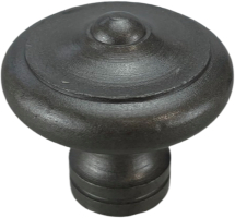 40mm PEWTER DIMPLED CUPBOARD KNOB