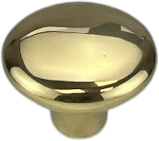 37mm Pol. BRASS VICTORIAN CUPBOARD KNOB 37mm Pol. BRASS VICTORIAN CUPBOARD KNOB