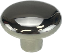 37mm Pol. NICKEL VICTORIAN CUPBOARD KNOB 37mm Pol. NICKEL VICTORIAN CUPBOARD KNOB