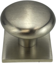 37mm SATIN NICKEL VICTORIAN CUPBOARD KNOB ON SQUARE PLATE 37mm SATIN NICKEL VICTORIAN CUPBOARD KNOB ON SQUARE PLATE