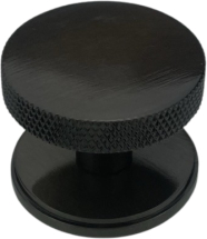 36mm BRONZE CLEMENTINE KNURLED KNOB ON ROUND PLATE 36mm BRONZE CLEMENTINE KNURLED KNOB ON ROUND PLATE