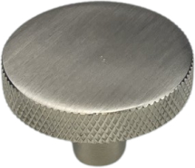 pH CLEMENTINE 36mm SATIN NICKEL KNURLED CUPBOARD KNOB pH CLEMENTINE 36mm SATIN NICKEL KNURLED CUPBOARD KNOB