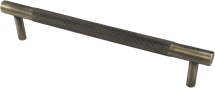 160mm ANTIQUE BRASS HARRIET KNURLED CUPBOARD HANDLE 160mm ANTIQUE BRASS HARRIET KNURLED CUPBOARD HANDLE