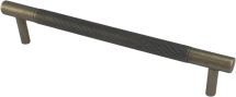 160mm RUMBLED BRASS HARRIET KNURLED CUPBOARD HANDLE 160mm RUMBLED BRASS HARRIET KNURLED CUPBOARD HANDLE