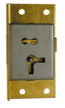 64x45mm BRASS LH CUPBOARD LOCK 64x45mm BRASS LH CUPBOARD LOCK