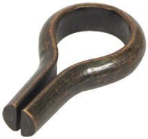 Florentine BRONZE BANJO STUD 31x18x6mm Florentine BRONZE BANJO STUD 31x18x6mm