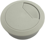 60mm WHITE PLASTIC CABLE PORT COVER