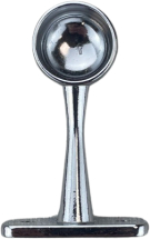 CHROME 19mm RAIL END BRACKET CHROME 19mm RAIL END BRACKET