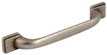CONWY 168mm NATURAL IRON PULL HANDLE 128mm c/c
