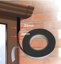 6.6m BLACK 5-25mm EXPANDEX FOAM 6.6m BLACK 5-25mm EXPANDEX FOAM