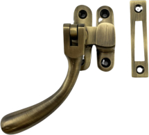 Ant BRASS HEAVY HOOK/Mort Plt Rev LOCKING BULB END FASTENER Ant BRASS HEAVY HOOK/Mort Plt Rev LOCKING BULB END FASTENER