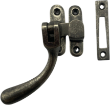 RUMBLED PEWTER HEAVY HOOK/Mort Plt Rev LOCKING BULB END FAST RUMBLED PEWTER HEAVY HOOK/Mort Plt Rev LOCKING BULB END FAST