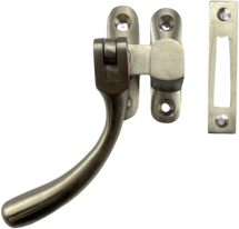 Sat NICKEL HEAVY HOOK/Mort Plt Rev LOCKING BULB END FASTENER Sat NICKEL HEAVY HOOK/Mort Plt Rev LOCKING BULB END FASTENER