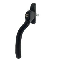 35mm BLACK HCL690 LH LOCKING Espag HANDLE 35mm BLACK HCL690 LH LOCKING Espag HANDLE