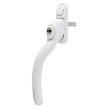 35mm WHITE HCL690 LH LOCK Espag HANDLE 35mm WHITE HCL690 LH LOCK Espag HANDLE