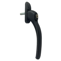 35mm BLACK Ant HCL590 INLINE LOCKING Espag HANDLE 35mm BLACK Ant HCL590 INLINE LOCKING Espag HANDLE