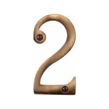 Ant BRASS 75mm FACE FIX NUMERAL inch2inch Ant BRASS 75mm FACE FIX NUMERAL inch2inch