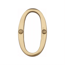 Pol BRASS 75mm FACE FIX NUMERAL inch0inch Pol BRASS 75mm FACE FIX NUMERAL inch0inch