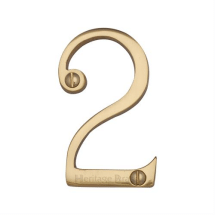 Pol BRASS 75mm FACE FIX NUMERAL inch2inch Pol BRASS 75mm FACE FIX NUMERAL inch2inch