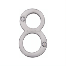 Sat CHROME 75mm FACE FIX NUMERAL inch8inch Sat CHROME 75mm FACE FIX NUMERAL inch8inch