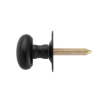 Matt BLACK OVAL TURN ONLY (SPLINED SPINDLE)
