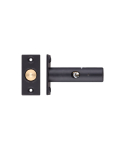 BLACK 61mm O/A SECURITY MORTICE DOOR BOLT 32mm B/S