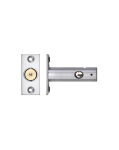 Sat CHROME 61mm O/A SECURITY MORTICE DOOR BOLT 32mm B/S