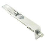 152mm Sat CHROME LEVER ACTION FLUSH BOLT
