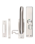 REVERSIBLE Sat STAINLESS FACILITY DISABLED DOOR SET