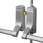 SILVER DOUBLE PANIC BOLT Max Door Width 1220mm Each