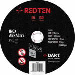 DART RED TEN SS/INOX 115mm ABRASIVES (25)
